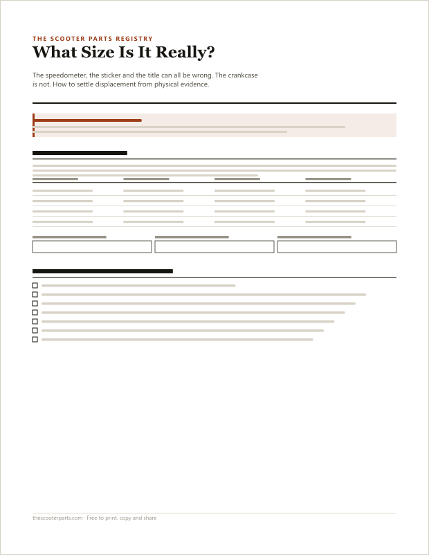 Preview of page one of What Size Is It Really?
