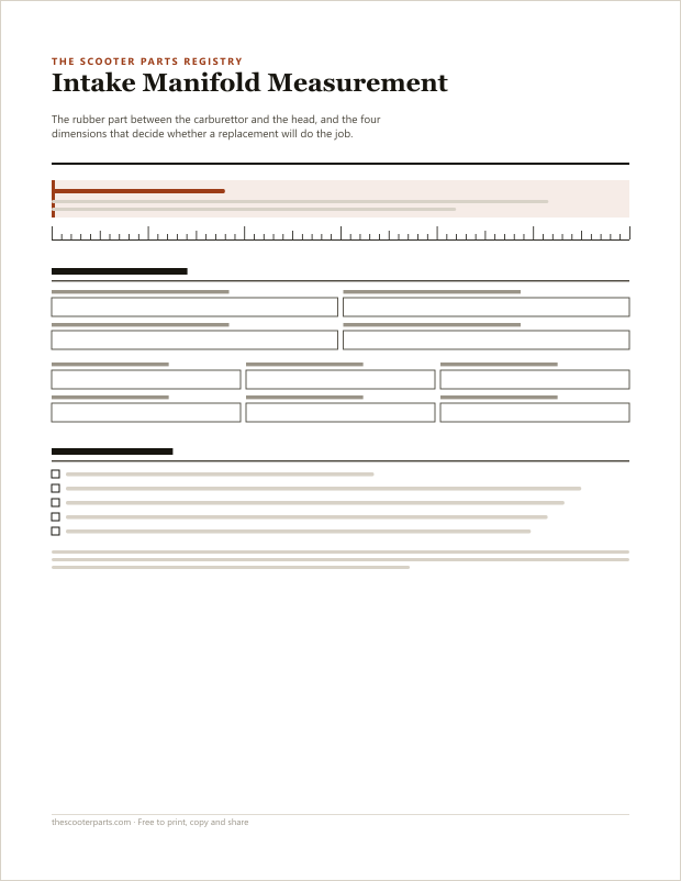 Preview of page one of Intake Manifold Measurement