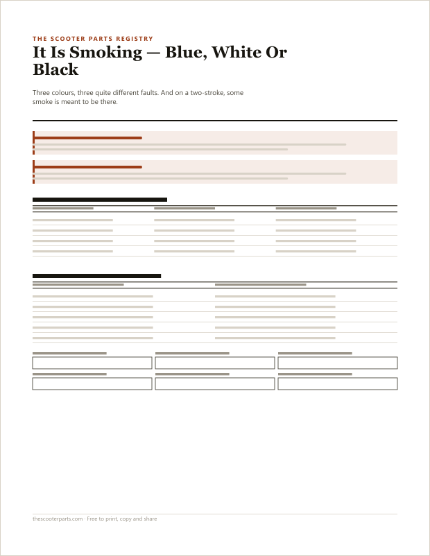 Preview of page one of It Is Smoking — Blue, White Or Black